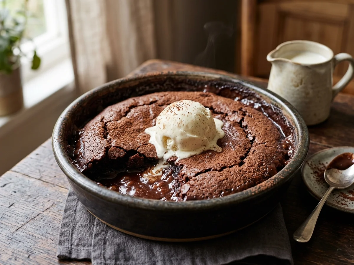 Chocolate Self Saucing Pudding
