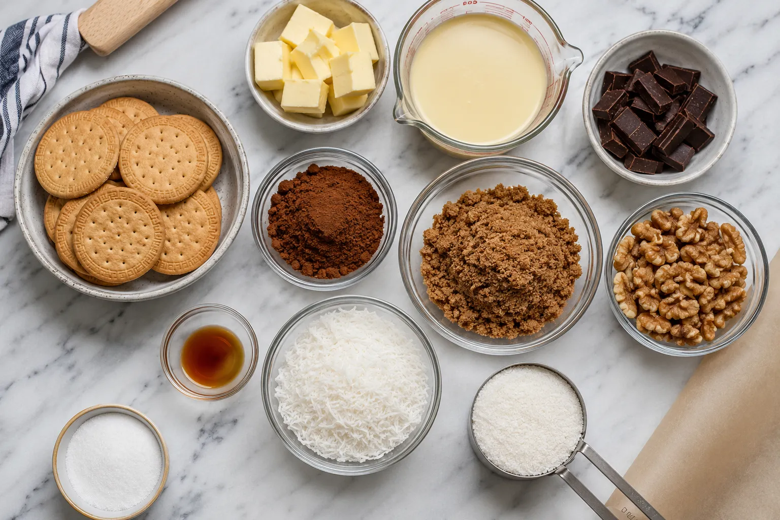 All the ingredients ready to go
