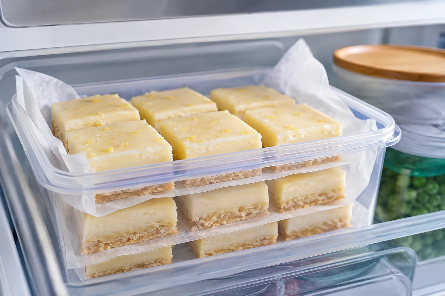 Store lemon slice in an airtight container