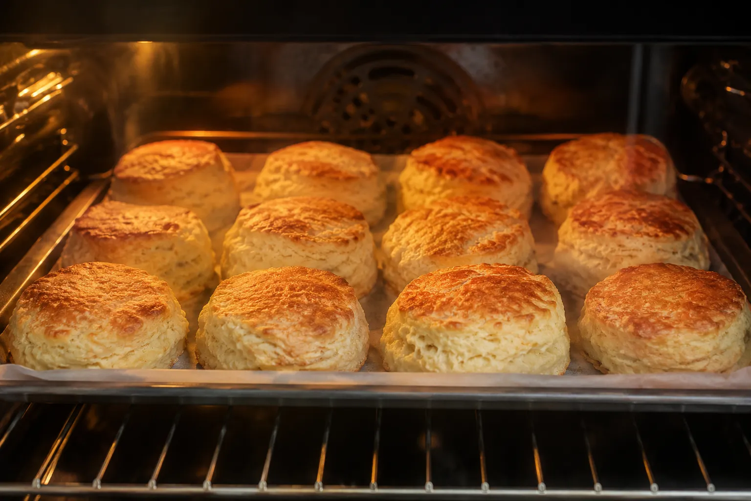 Baking in oven