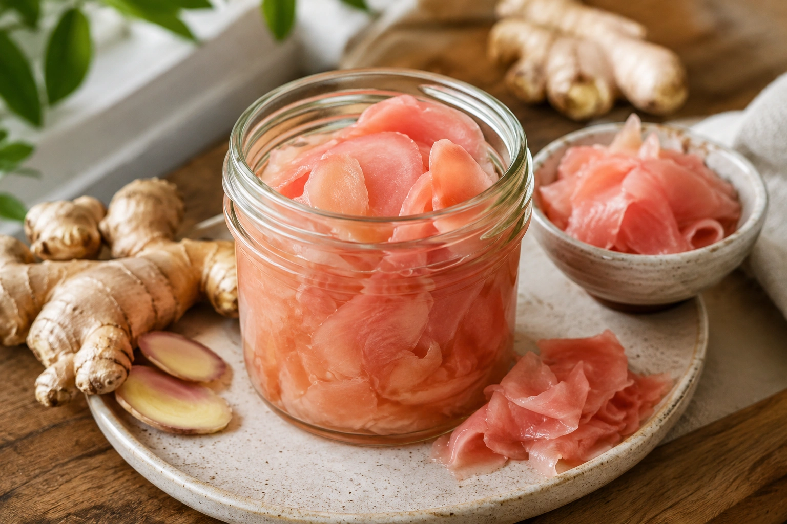 Easy Cooked Pickled Ginger Recipe