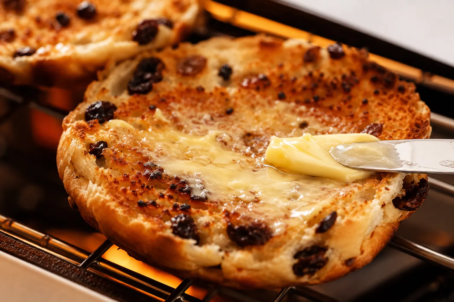 British — Toasting and Buttering