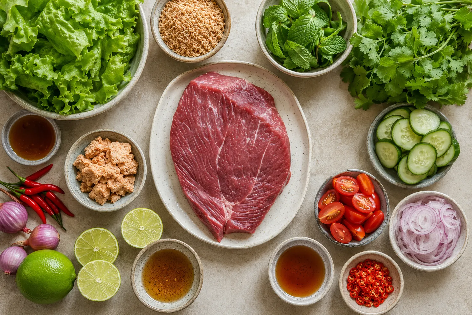 Ingredient Flat Lay