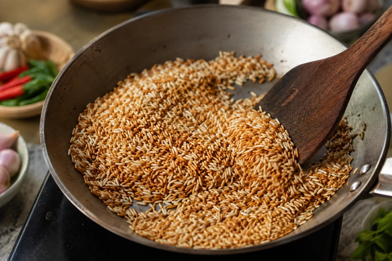 Step 13 — Make Toasted Rice Powder